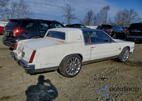 1984 Cadillac Eldorado z USA, uszkodzony, nr VIN 1G6AL5785EE672847